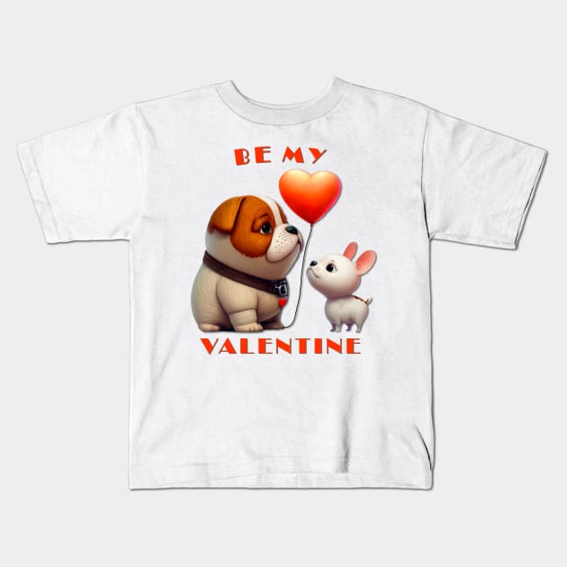 Cute Valentines Day pack Kids T-Shirt by MarcusAndrade